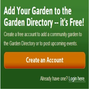 Cover photo for Add Your Community Garden to the Directory