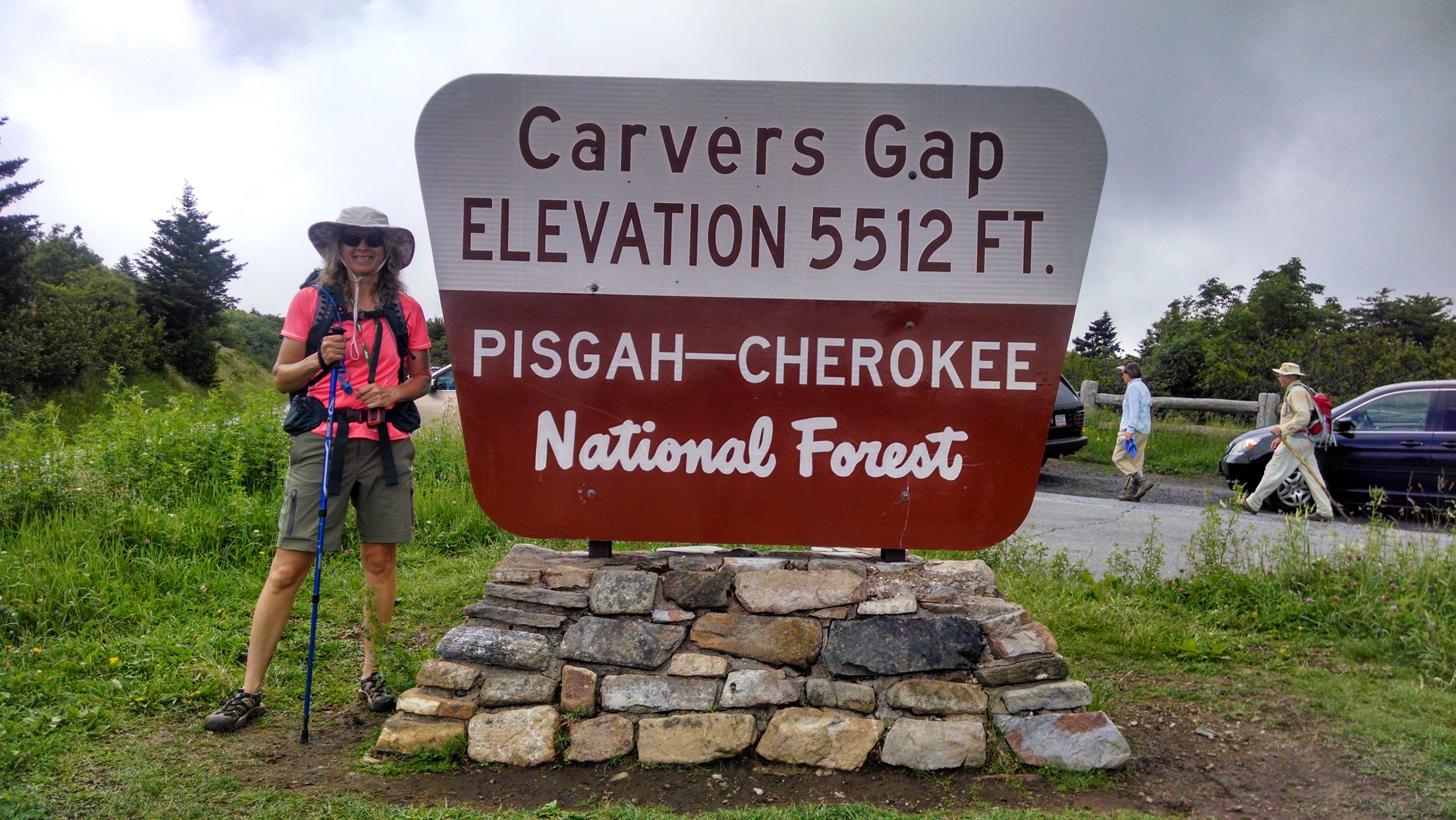 Carvers Gap sign