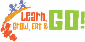 Learn, Grow, Eat, and Go! logo