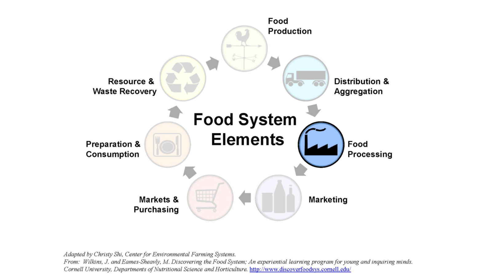 food system components diagram