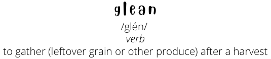glean definition