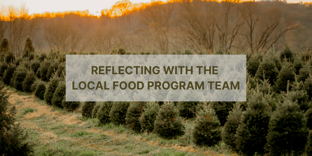 Reflecting with the Local Food Program Team